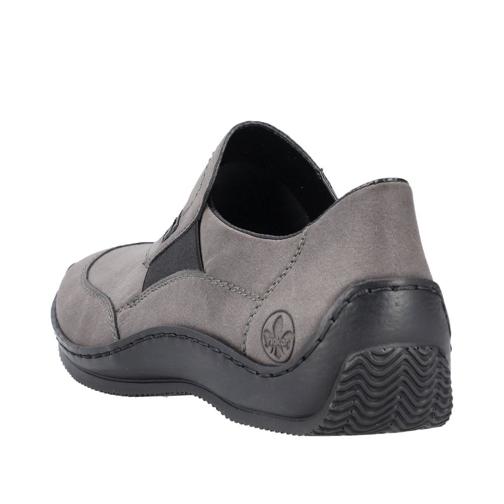 Rieker Antistress Damen Slipper Schlupfschuh grau S22 L1791-45 