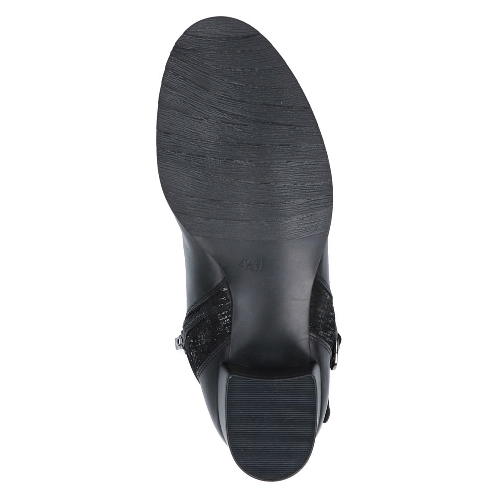 CAPRICE Stiefelette Leder Weit Wechselfußbett AIRMOTION schwarz S22 9-9-25313-29 6 | 019 BLACK COMB | 