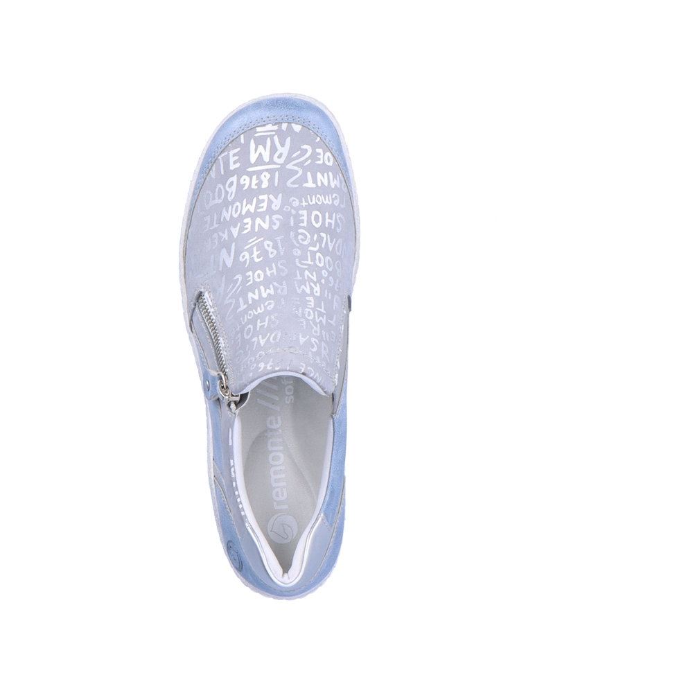 Remonte Damen Slipper eisblau S13 R1428-10 