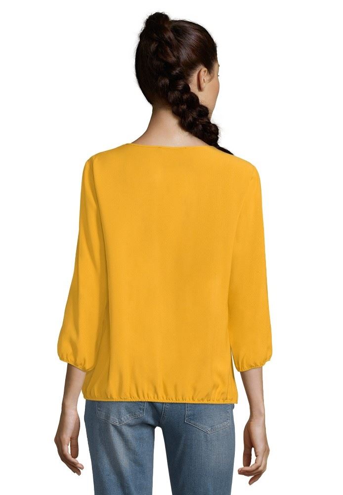 Betty Barclay Bluse 3/4 gelb rot 60238204 