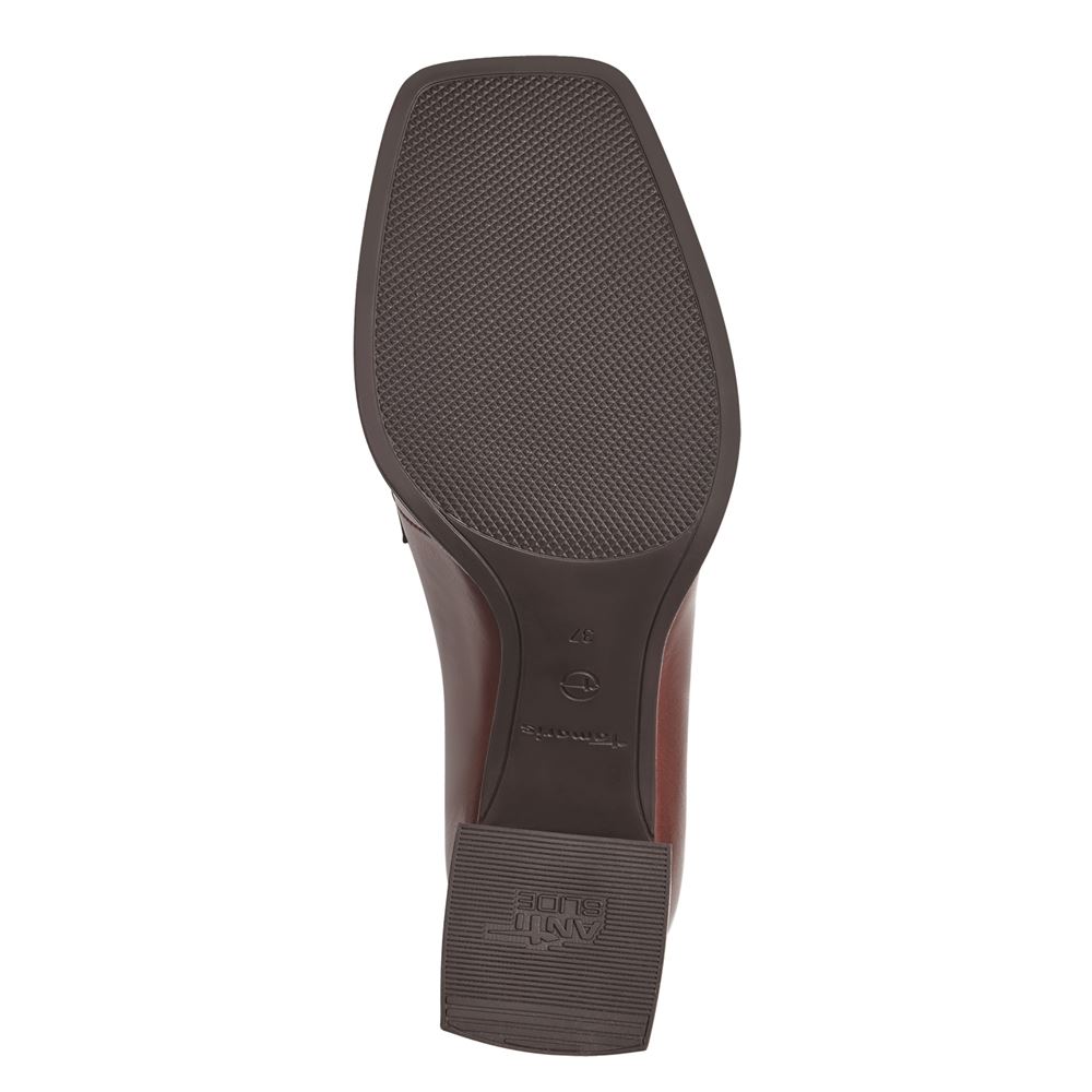 Tamaris Trotteur Leder mehrfarbig braun S23 1-24429-41 