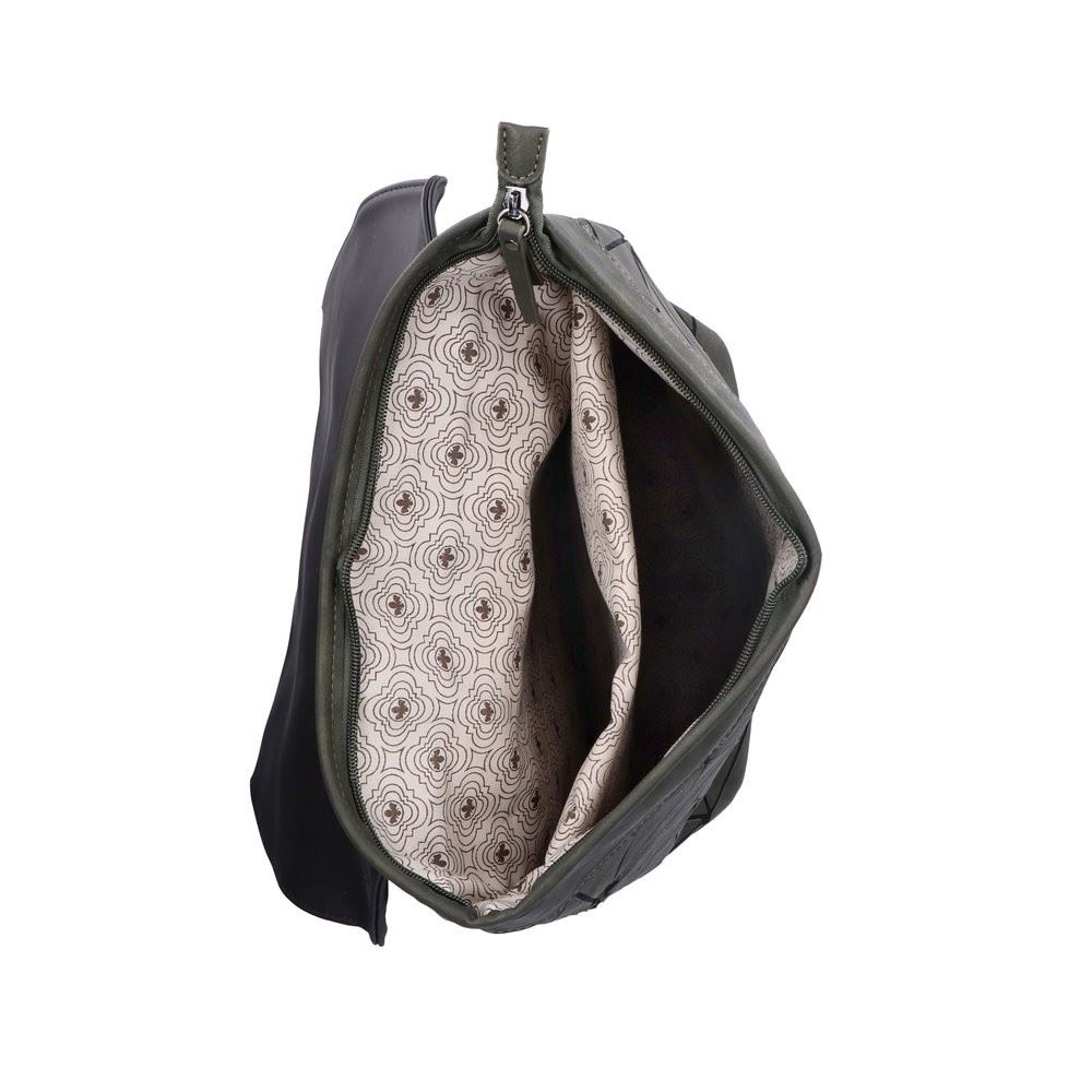 Rieker Rucksack durchbrochenes Kunstoff- Obermaterial  grün S22 H1391-54 