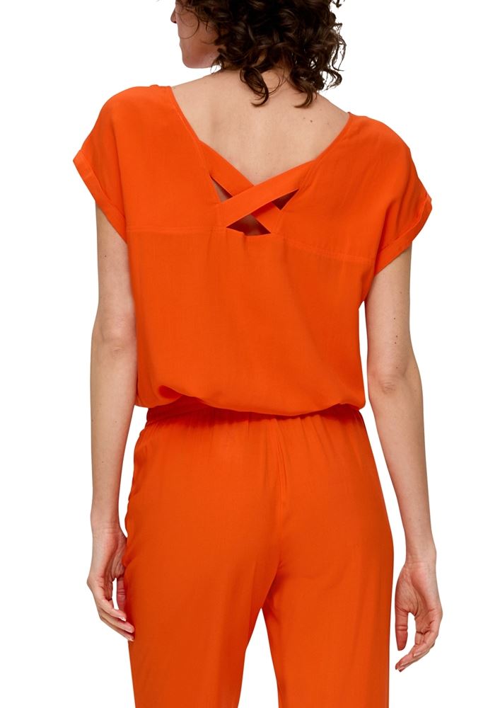 S.Oliver Viskosebluse mit Rückenausschnitt S13 2131767 