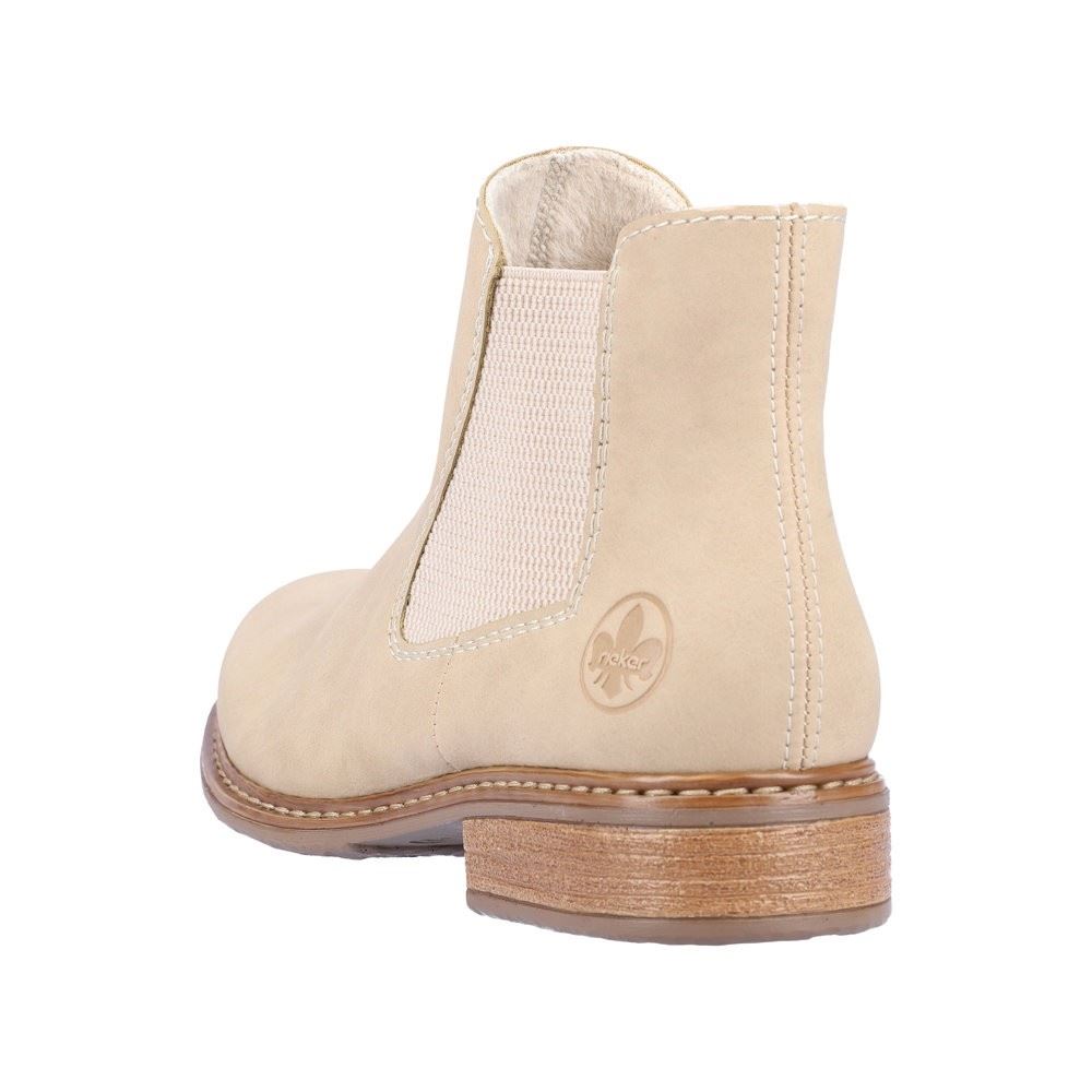 Rieker Antistress DameChelsea- Boots Stiefelette beige S22 Z4994-60 42 | porzellan/ginge | F