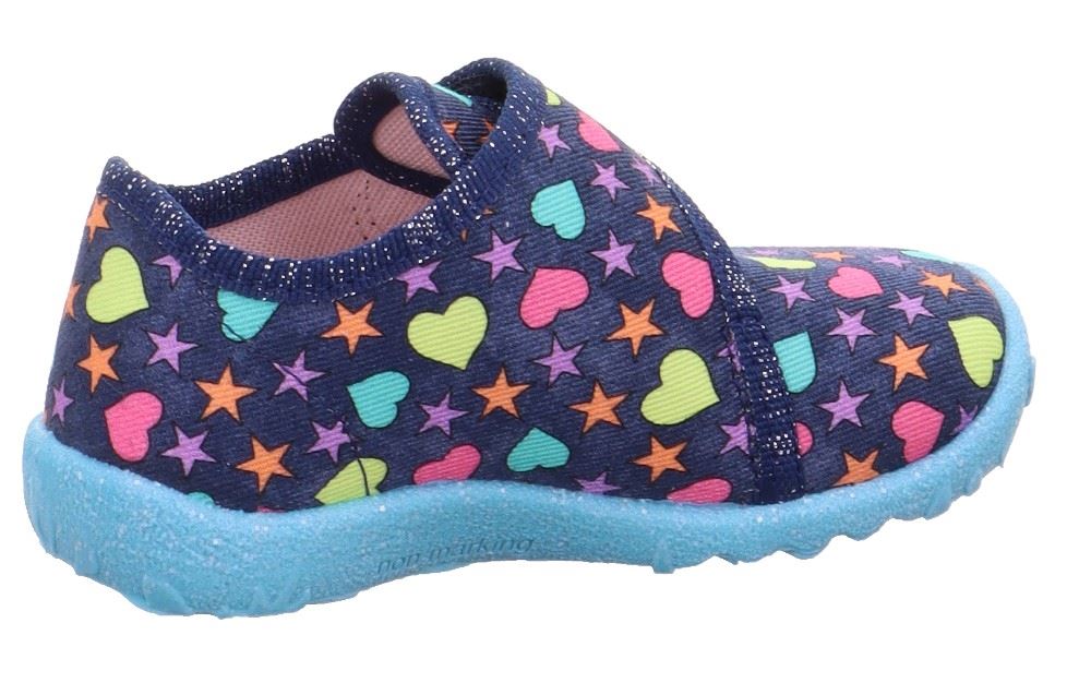 superfit Hausschuh Spotty blau bunt 1-009246-8090 21 | blau | 