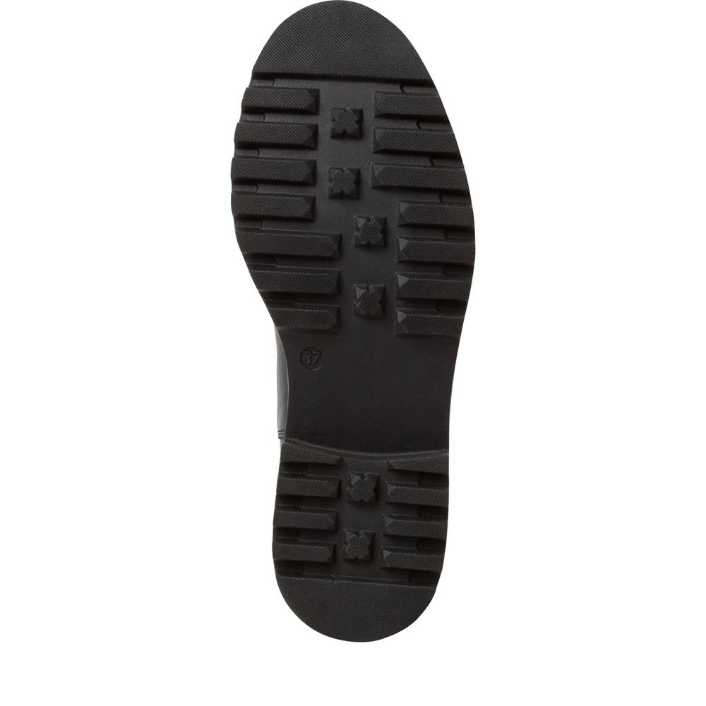 Tamaris Chelsea-Boots Leder TOUCHit-Fußbett schwarz S22 1-1-25433-29 36 | 001 BLACK | 