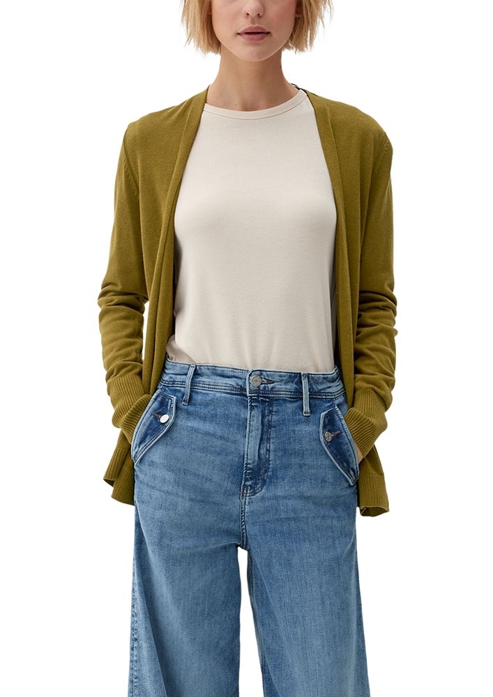 s.Oliver Cardigan mit Strukturdetail S22 2120583 34 | 2360 ORANGE | 