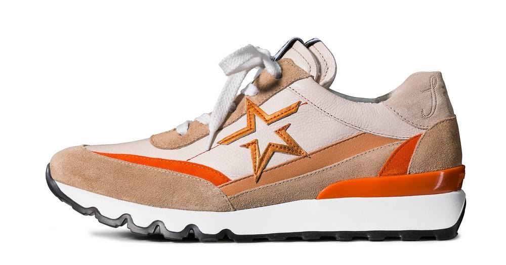 Paul Green Sneaker Schnürer Super Soft Leder beige 4954 
