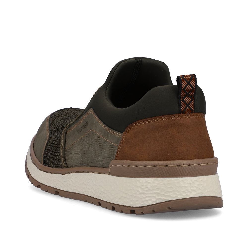 Rieker Antistress Herren Slipper Wechselfußbett grün S13 B9051-54 