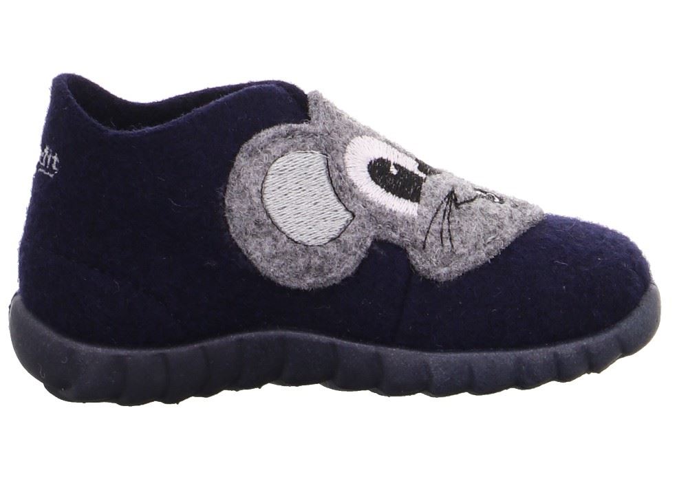 superfit Hausschuh HAPPY OCEAN KOMBI Klett 0-800294-8100 