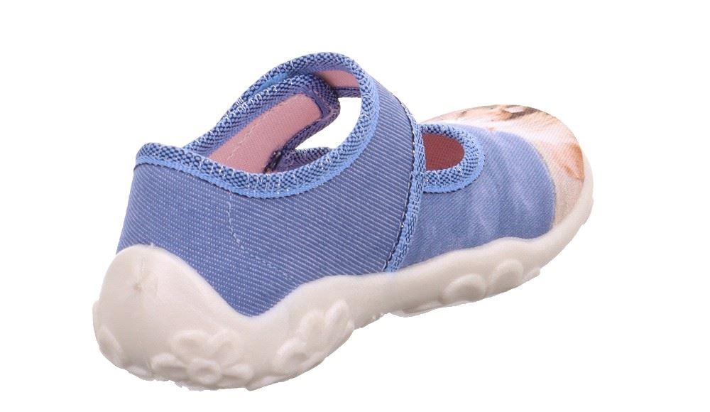 Superfit Hausschuh BONNY Blau mehrfarbig Horses 1-000281-8400 27 | blau | 
