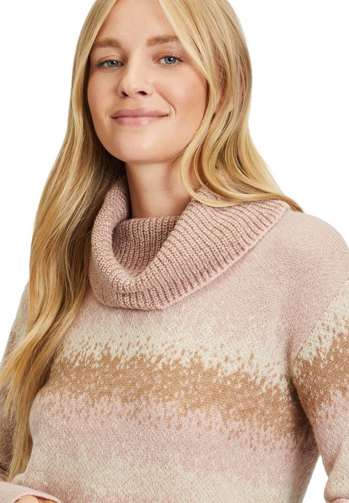 Betty Barclay Strickpullover großer Kragen rosa S22  57881212 38 | 4972 Patch Rosé | 