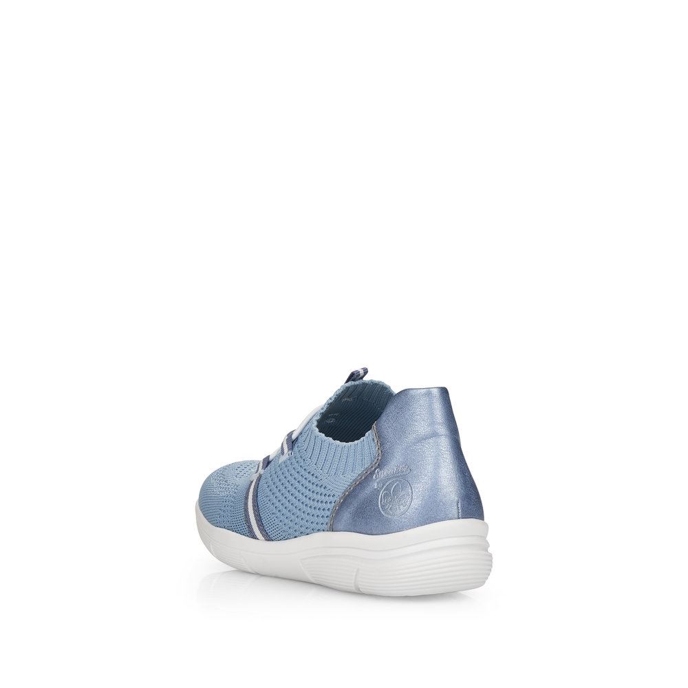 Rieker Antistress Damen Slipper Schlupfschuh sportlich Wechselfußbett blau S13 L7462-12 