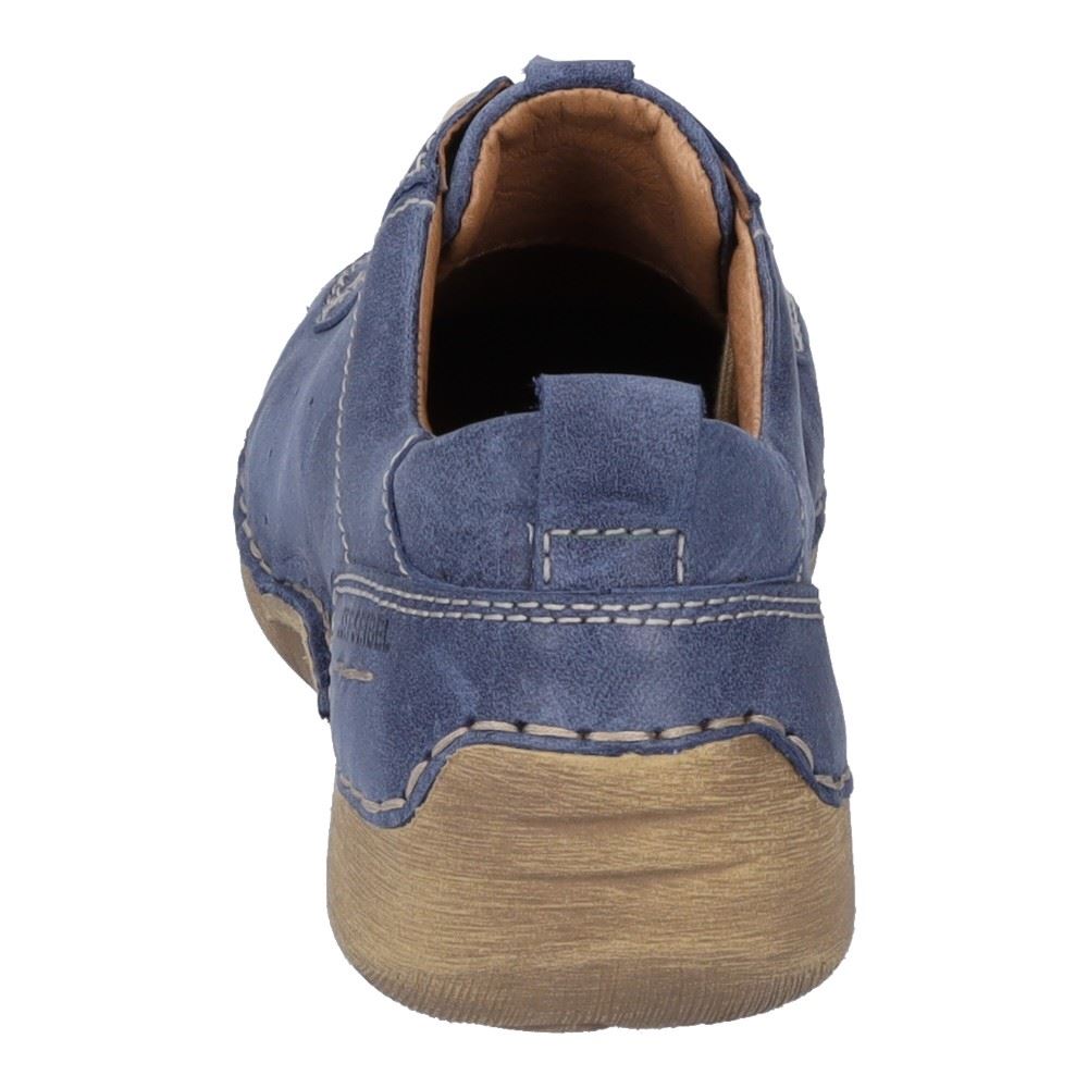 JOSEF SEIBEL Fergey 56 Damen Schnür- Halbschuh Leder blau S12 59656 40 | 530 ocean | 