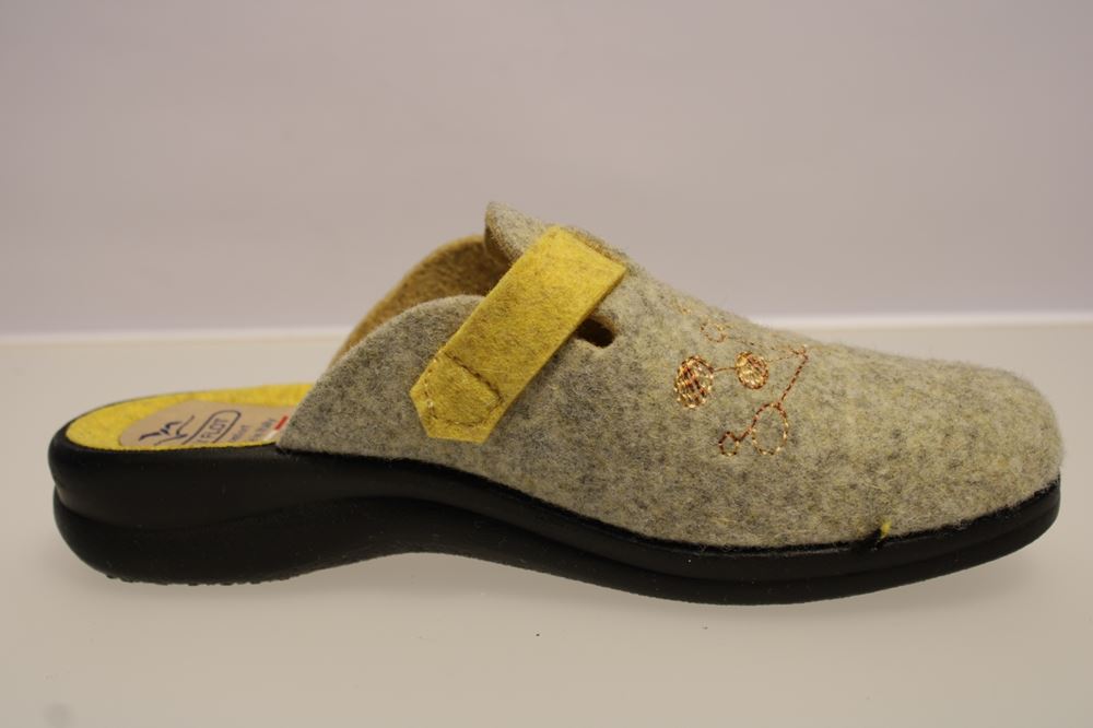 Fly Flot Hausschuh Hauspantolette gelb 863842 40 | gelb | 