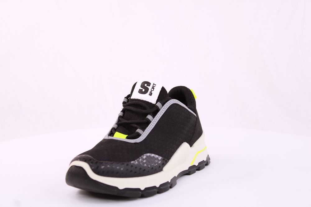 IMAC Kinder Halbschuh Schnürschuh Sneaker Sportschuh schwarz  531840 