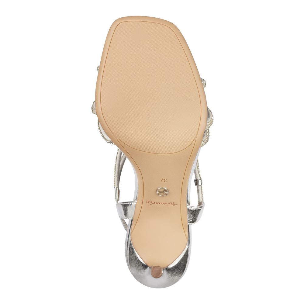 Tamaris Sandalette Riemchen grau S13  1-1-28332-20 