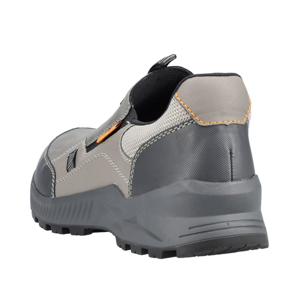 Rieker Antistress Herren Slipper Schlupfschuh TEX- Membran grau S22 B3252-90 40 | grigio/cenere/s | G
