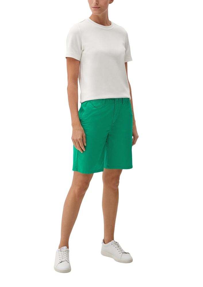 s.Oliver Bermuda im Chino-Style grün, olivgrün, braun, schwarz S13  2132486 