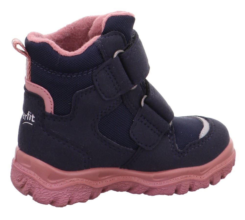 superfit HUSKY Mädchen Winterstiefel Wasserdicht Gore Tex Blau Rosa 1-000045-8010 