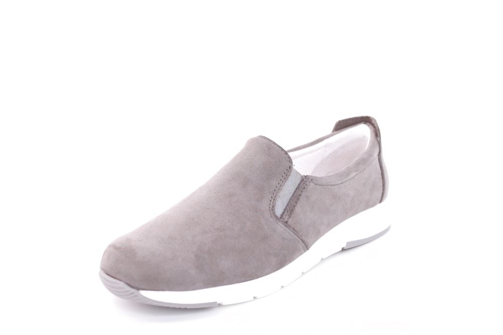 ACO Damen Slipper LENI 01 Wechselfußbett Antirutschsohle S12 grau 1245/10221 39 | 1019/1019 grey | 