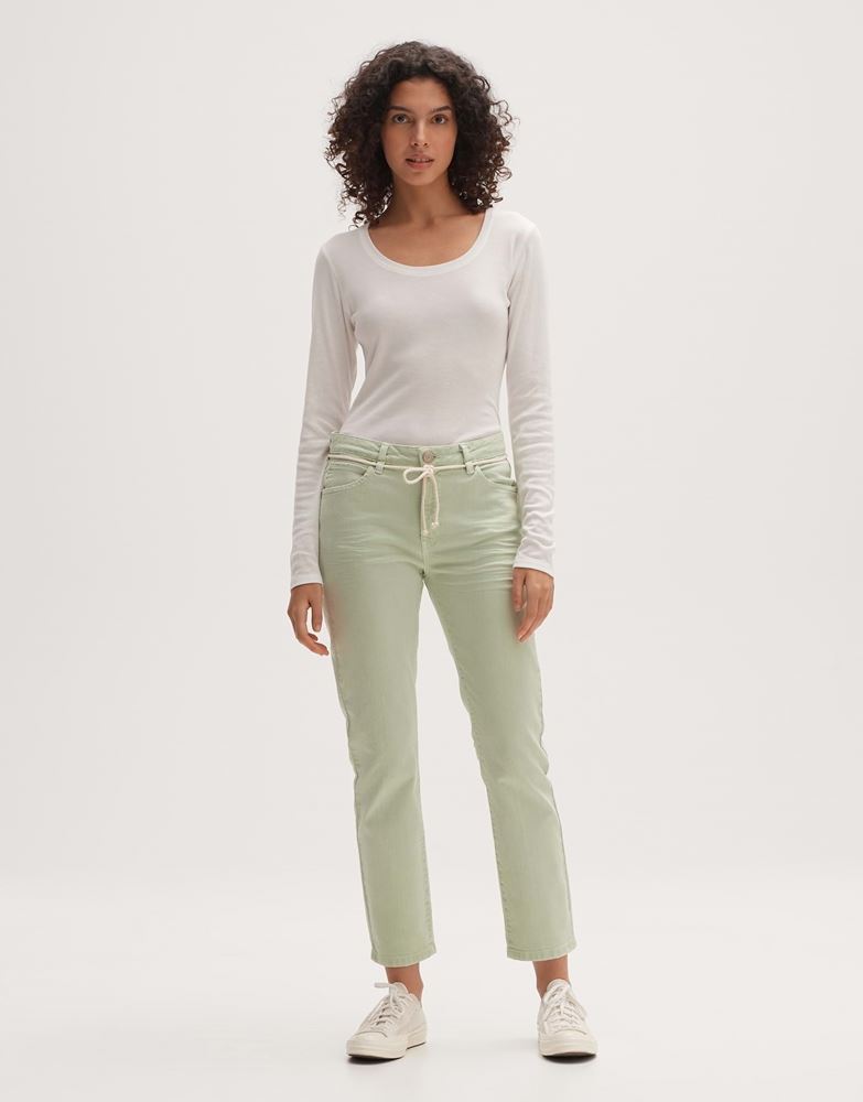 OPUS Jeans Louis fresh 5- Pocket - Design gerades Bein grün S13 1016819128100 