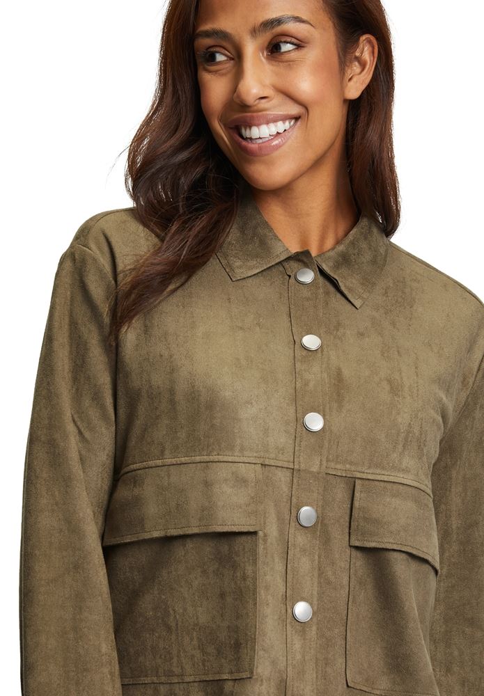 Betty Barclay Overshirt Jacke Knopfleiste grün S22  41731673 