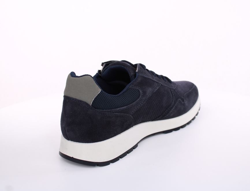 IMAC Herren Sneaker Halbschuh Leder blau S13 352061 