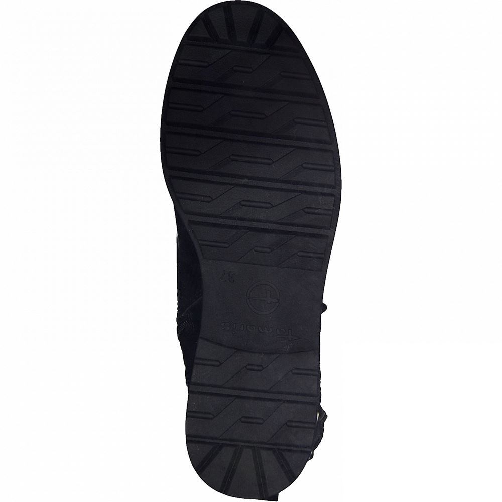 Tamaris Lack Schnürboot Stiefelette schwarz S21 1-1-26282-27 39 | 018 BLACK PATEN | 