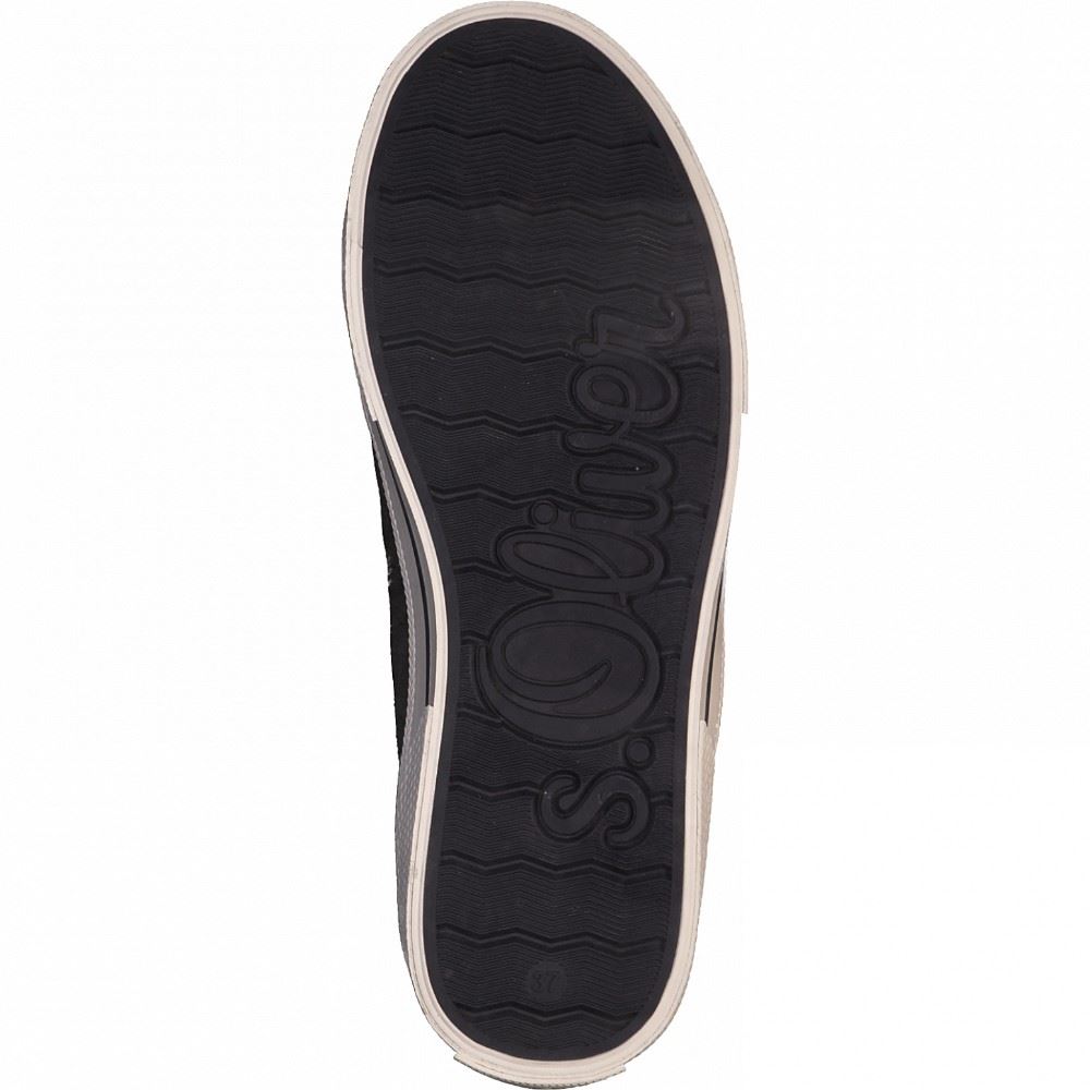 s.Oliver Damen Sneaker Low Slipper Schlupfschuh blau S12  5-5-24635-28 