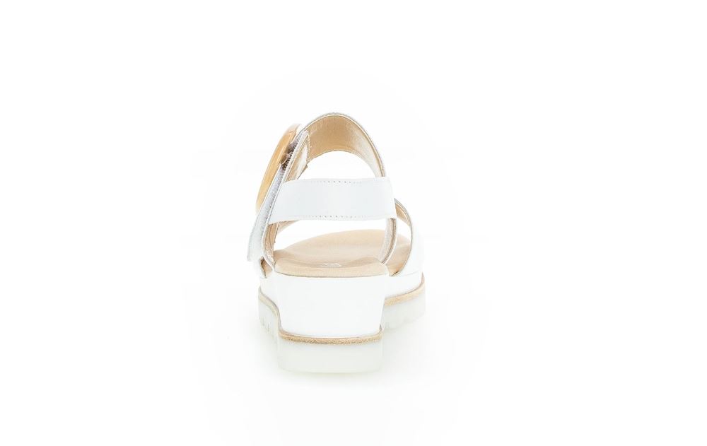 Gabor Sandalette Keilabsatz weiß S13  24.645.21 