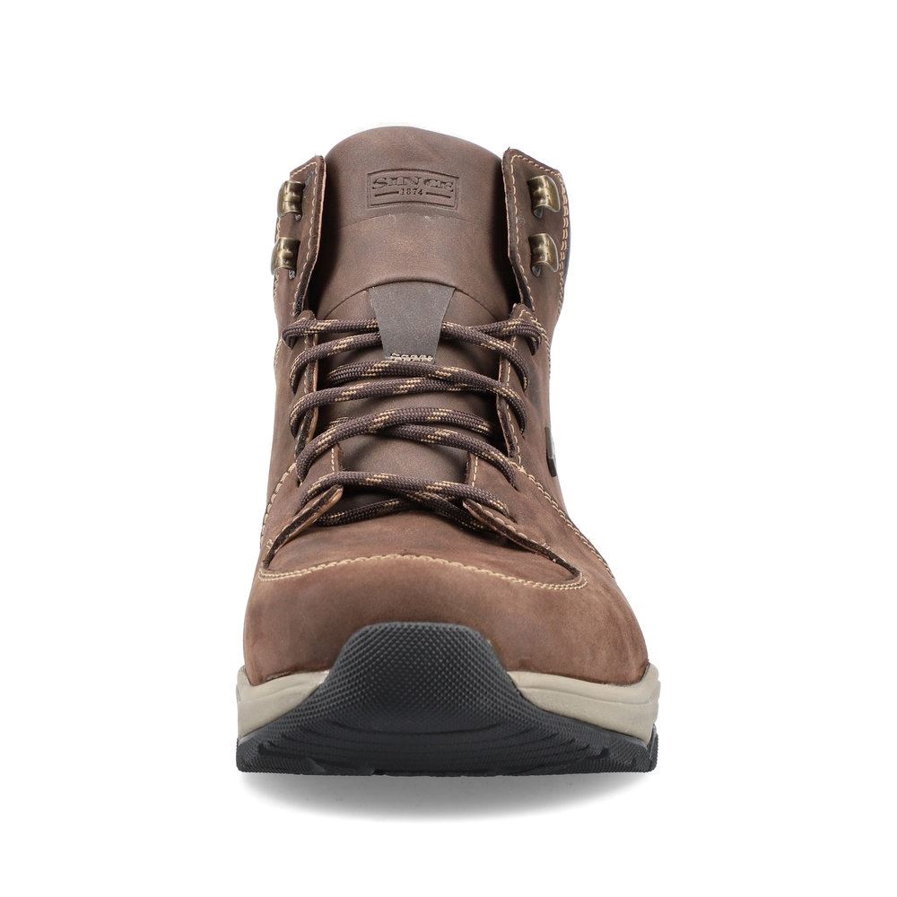 Rieker Antistress Herren Schnürboot Schnürschuh Lammwolle Leder TEX- Membran braun S21 F4332-26 40 | cigar/kastanie/ | G