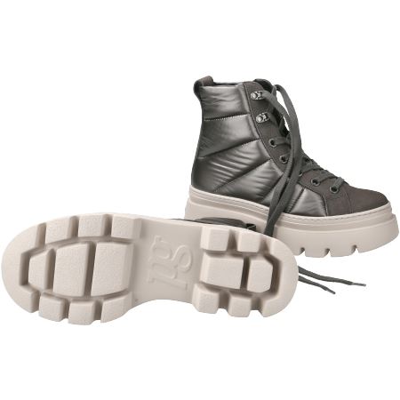 Paul Green Super Soft Schnürboot mit Relax Weite grau S22 9113-012 