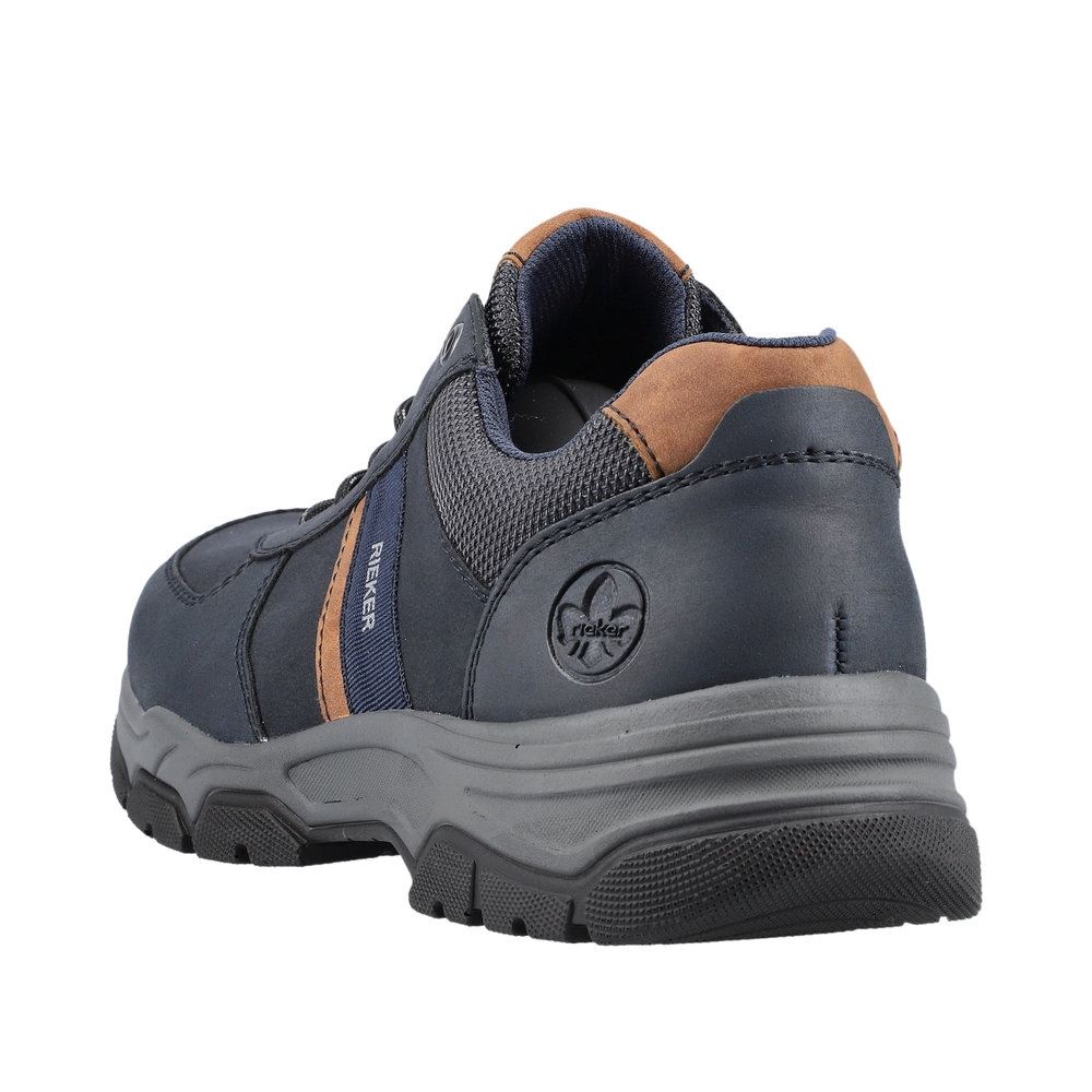 Rieker Herren Schnürschuhe blau-braun S23  11211-14 