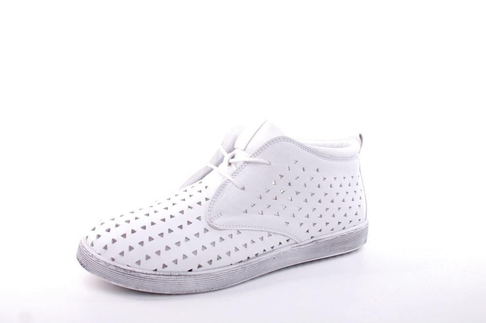 Andrea Conti Sneaker High Leder durchbrochen weiß S12 0349655001 40 | weiss | 