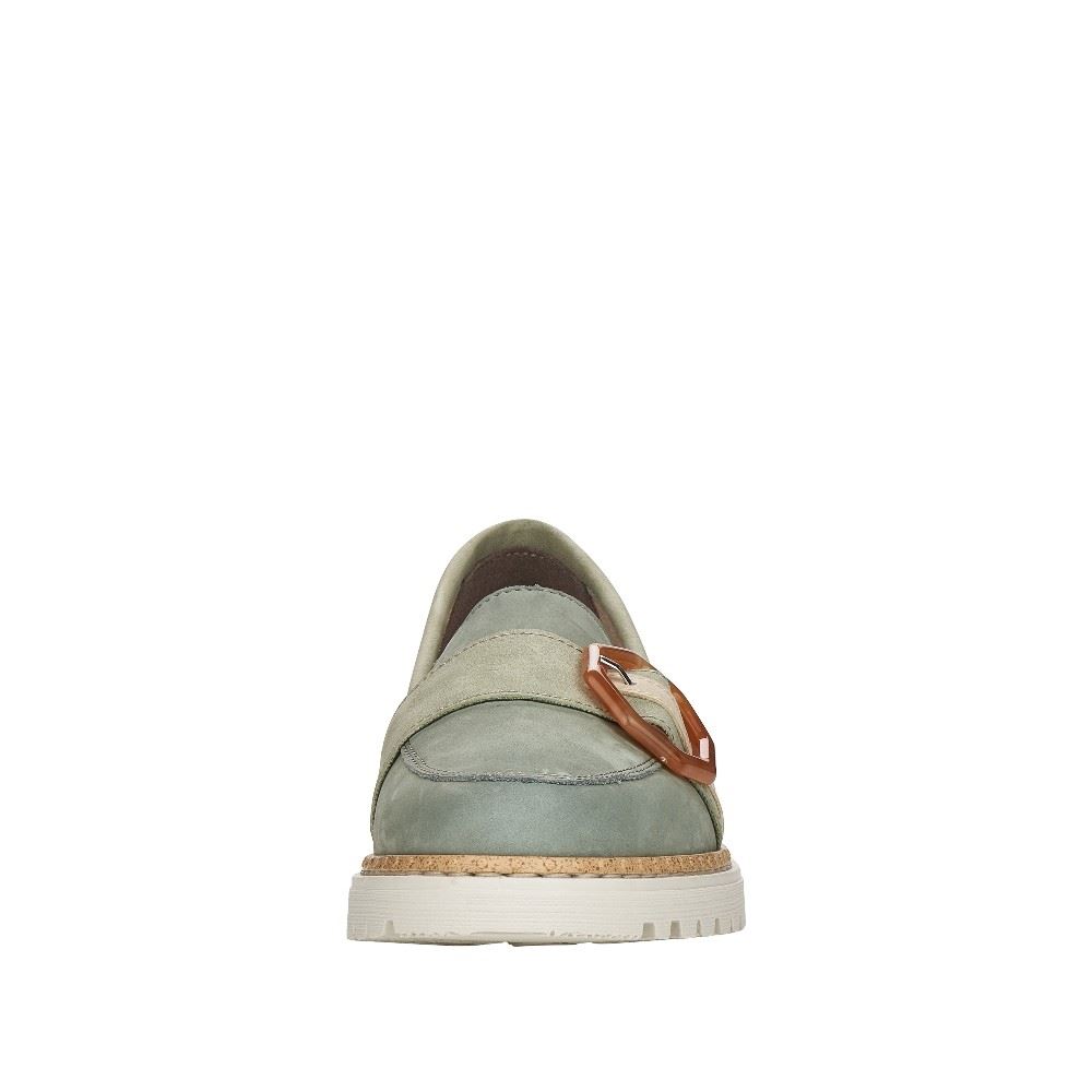 Rieker Antistress Damen Slipper Loafer grün S12 54864-52 