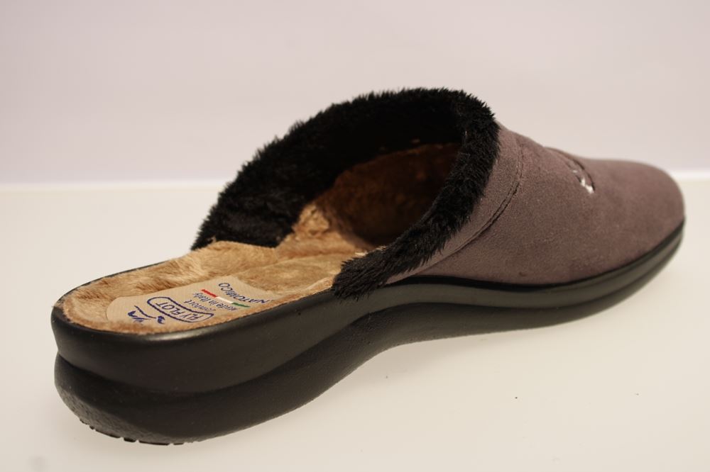 Fly Flot Hausschuh Hauspantolette anthrazit 863877 
