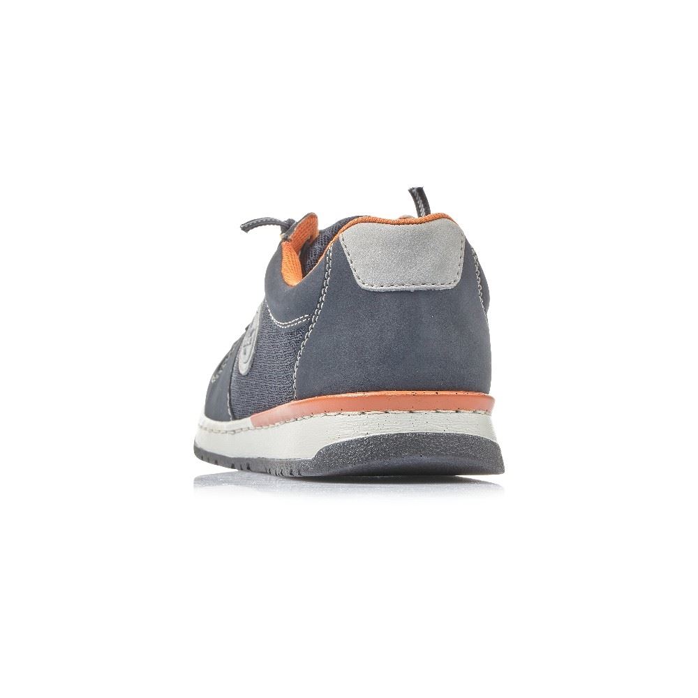 Rieker Sneaker Slipper Gummizug blau B5133 