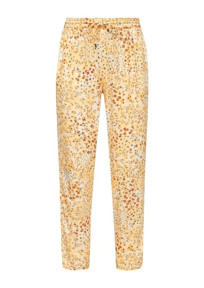 s.Oliver Jogpants Hose bedruckt gelb  2101128 34 | 10A5 Sunlight Y | 