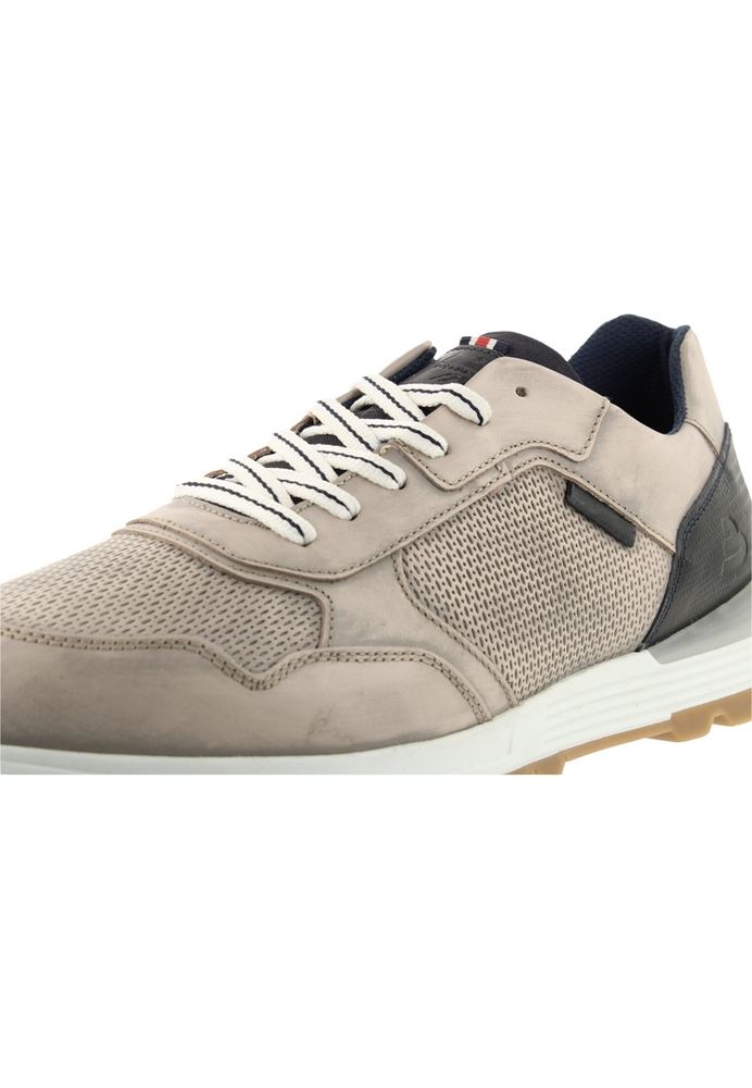 Bullboxer Herren Sneaker Leder beige S13 373K20438C 