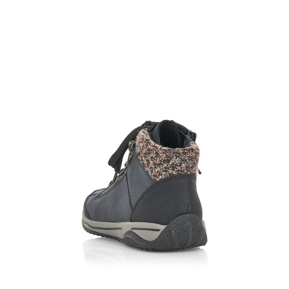Rieker Antistress Schnürschuh Schnürstiefel blau  S21  L5223-00 37 | schwarz/pazifik | E