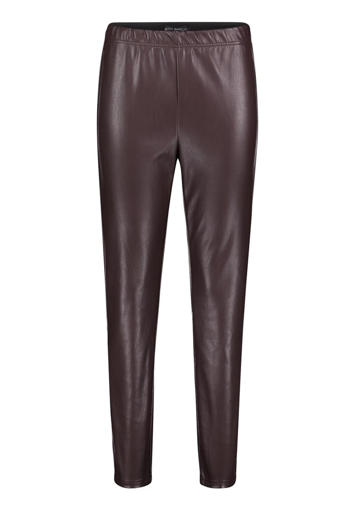 Betty Barclay Kunstleder Leggings dunkelbraun S21 65172738 