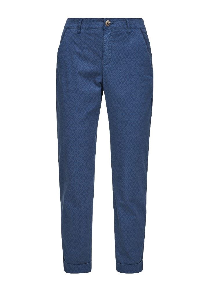 s. Oliver Hose gemustert blau 2100484 