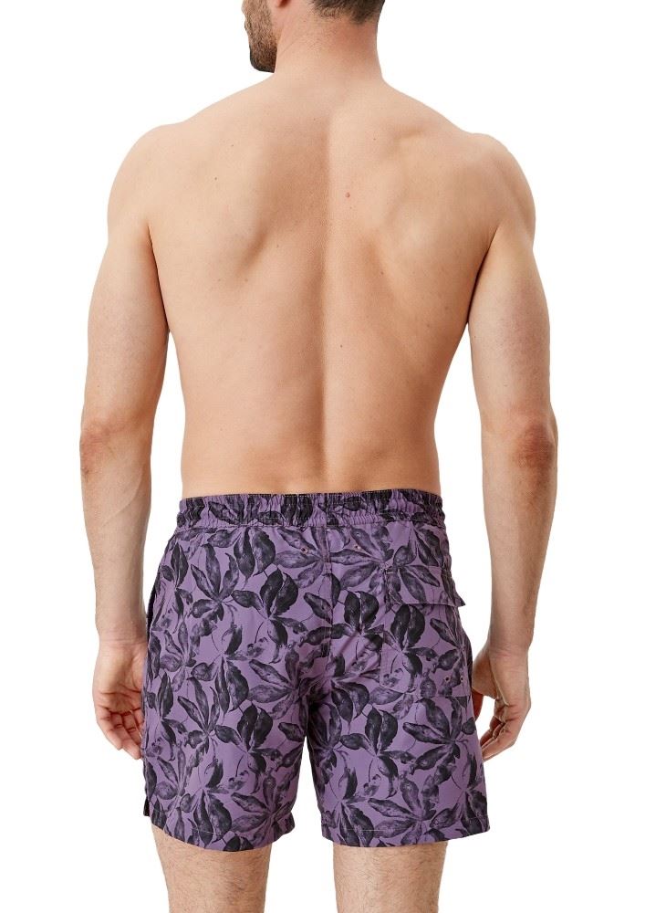 s.Oliver Herren Badehose Netzfutter gemustert lila,blau S12 2114122 XL | 47A0 purple AOP | 