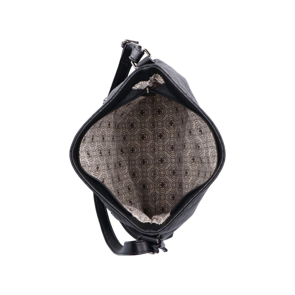 Rieker Damen Umhängetasche Crossbody Bag schwarz S22 H1033-00 