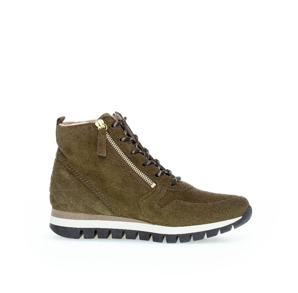 Gabor Schnürstiefelette grün S21 76.455.33 