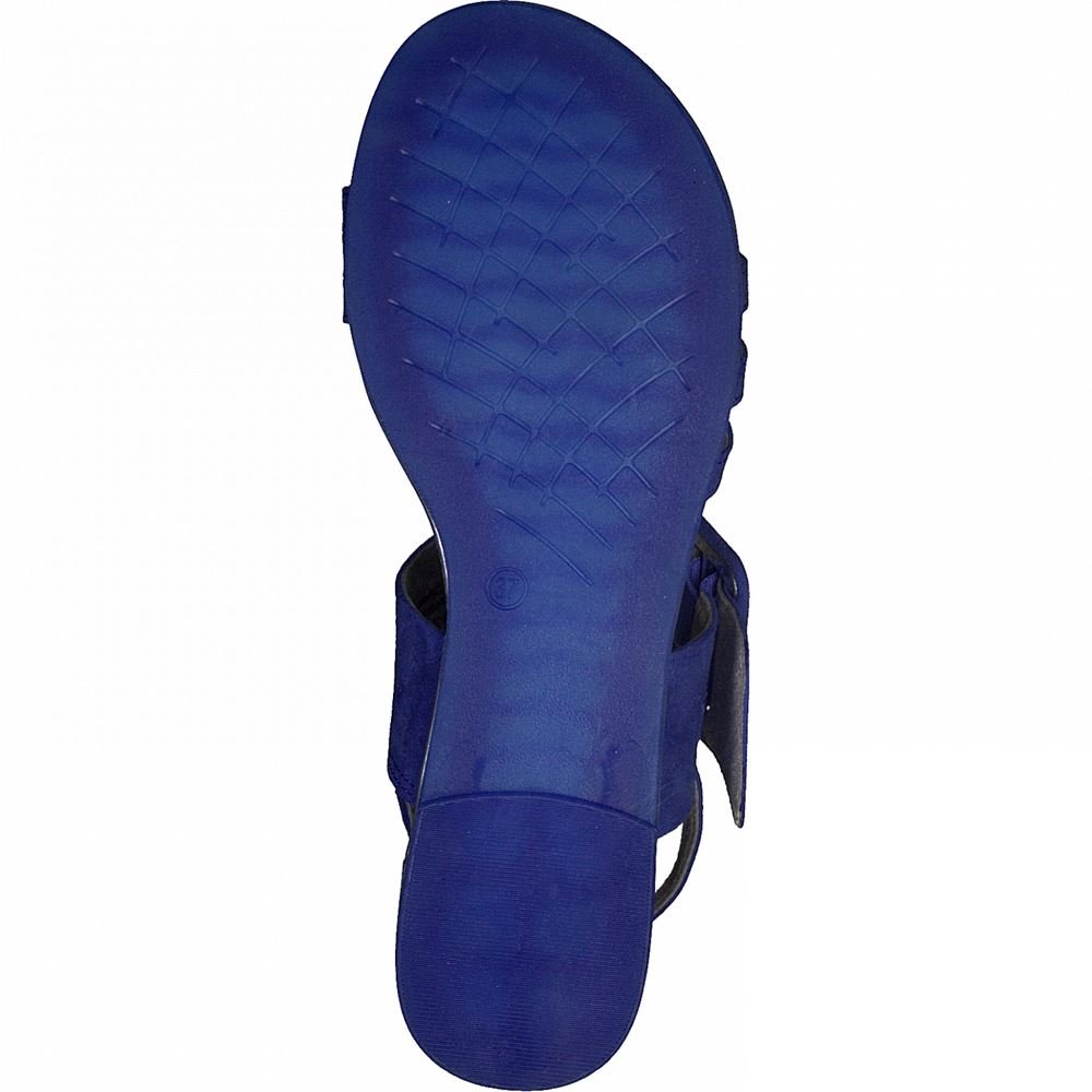Marco Tozzi Sandale Schnalle blau 2-2-28100-26 41 | 883 AZURE | 