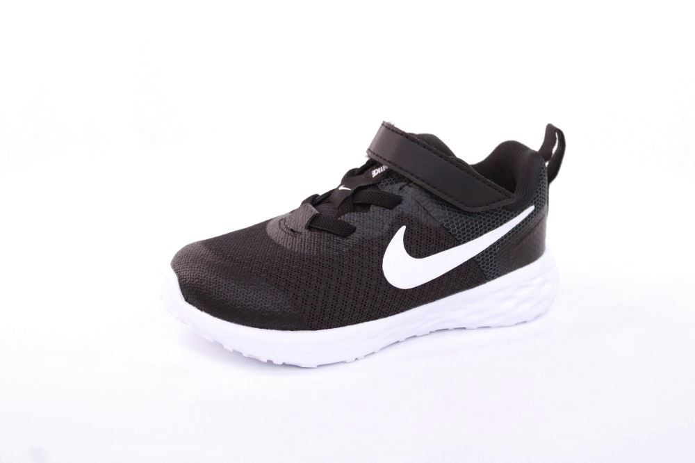 Nike REVOLUTION 6 NN (TDV) Kinder Sneaker schwarz S12 DD1094 22 | BLACK/WHITE-DK | 