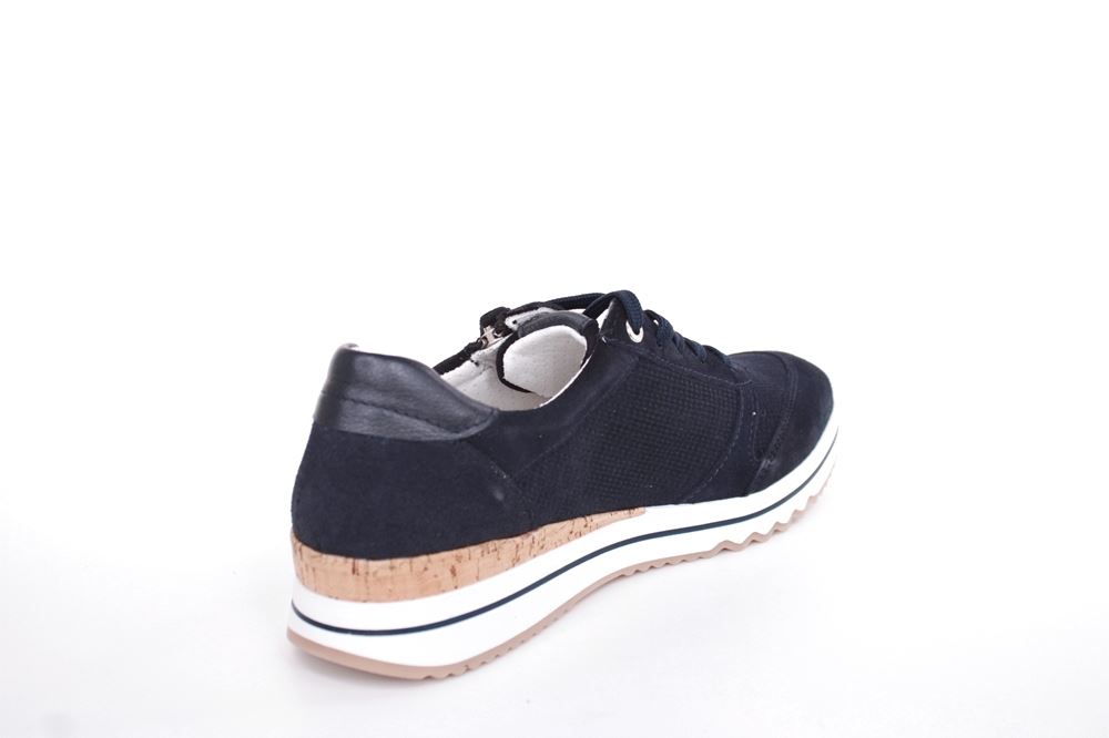 ACO CLAIRE 23 Damen Sneaker Nubukleder Wechselfußbett blau S13 1207/10233 