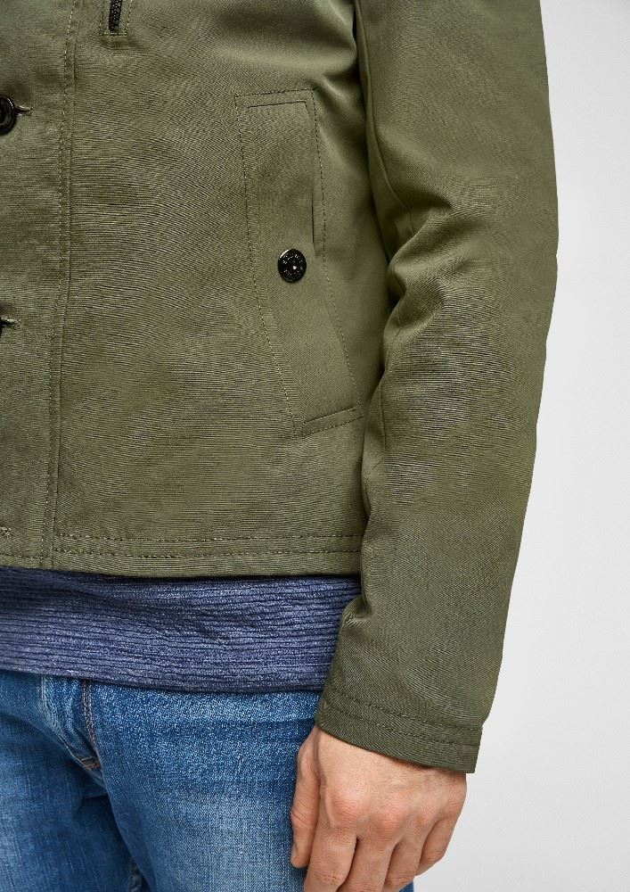 s. Oliver Jacke mit abnehmbarer Kapuze 2057212 XXL | 7940 khaki/oliv | 